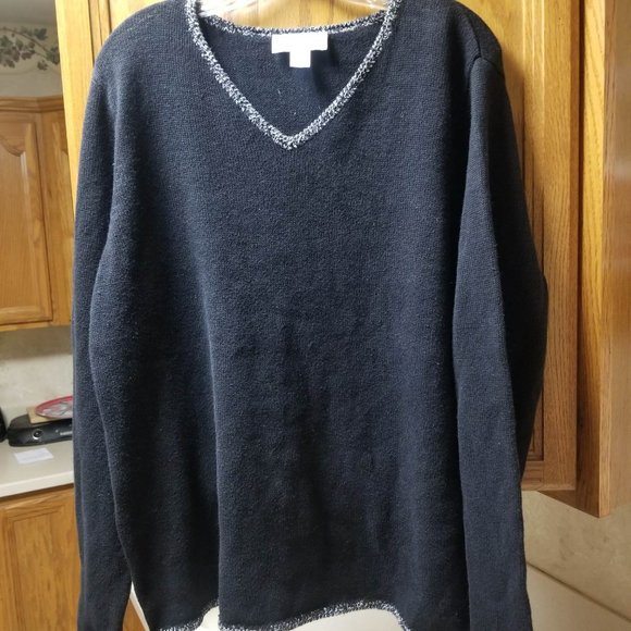 cj banks by christopher & banks womens sweater black size 1x - Picture 6 of 11